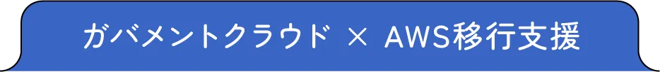 AWS移行支援ーガバメントクラウド導入事例