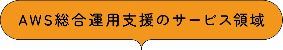 AWS総合運用支援のサービス領域