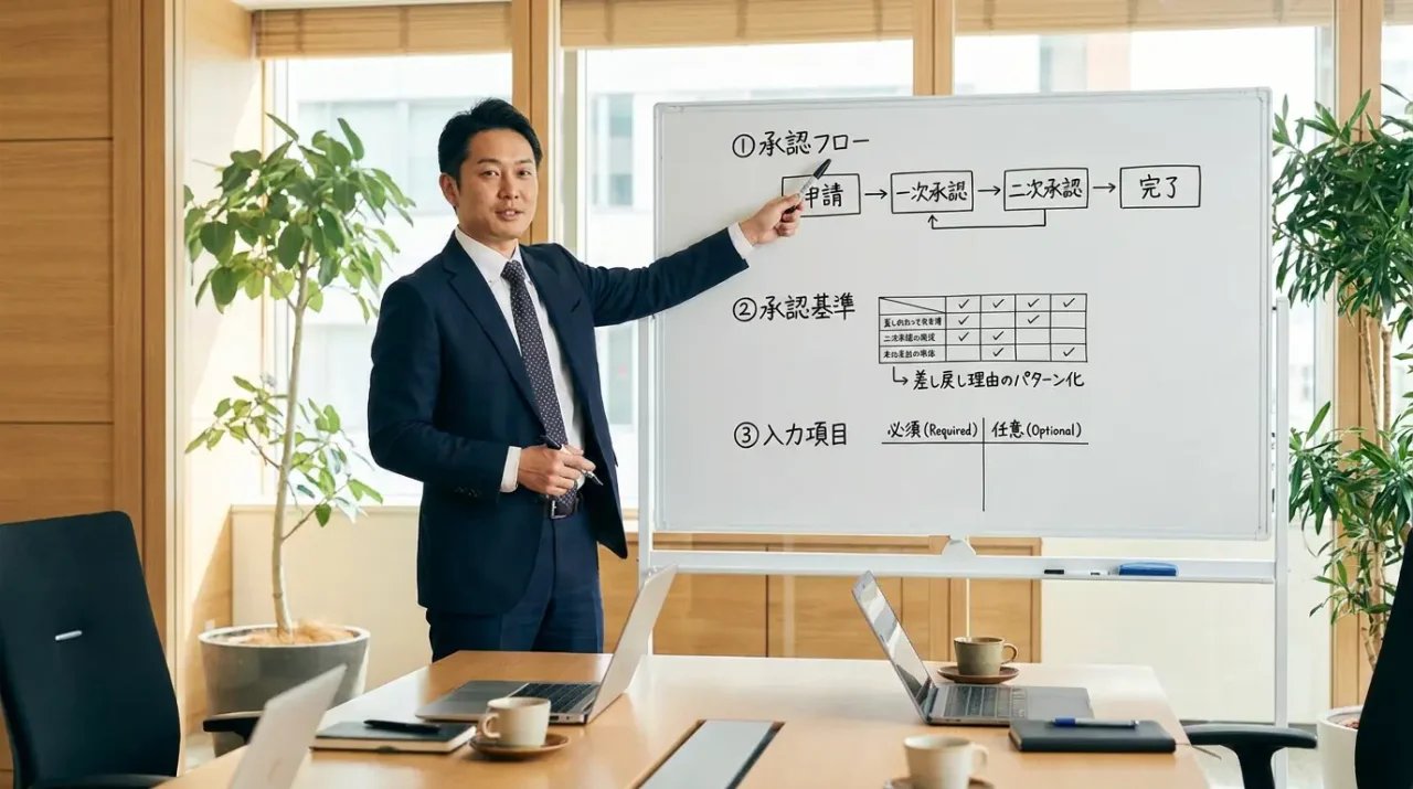 ワークフロー改善の整理ポイント｜「回るフロー」にするために押さえておきたい4つの観点